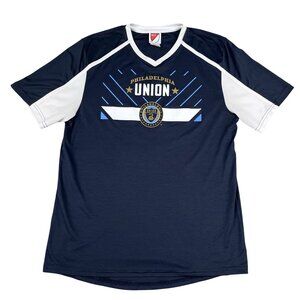 MLS Philadelphia Union Mens Soccer T-Shirt Jersey Sz Large